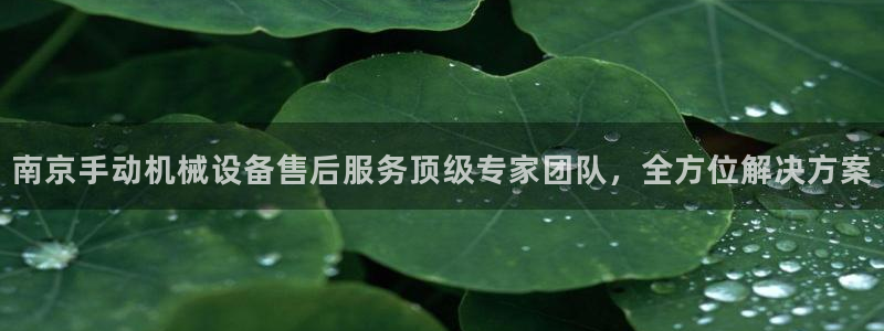 金年会体育平台连接下载：南京手动机械设备售后服务顶级专家团队，全方位解决方案