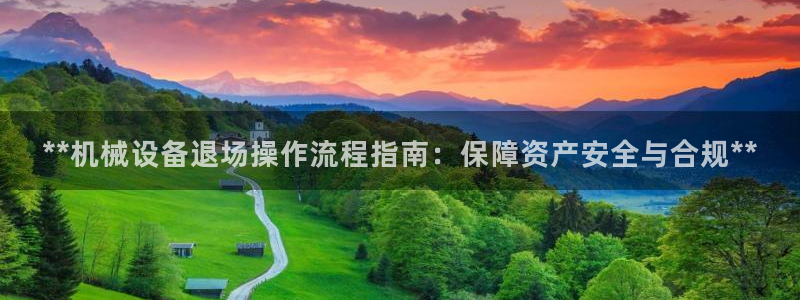 金年会官方在线登录网址是多少啊：**机械设备退场操作流程指南：保障资产安全与合规**
