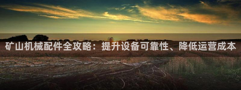 金年会电子游戏—2023全球木材与木制品大会：矿山机械配件全攻略：提升设备可靠性、降低运营成本