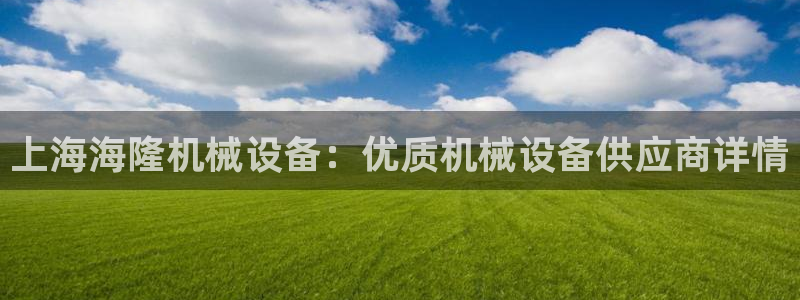 金年会app下载官网登录入口：上海海隆机械设备：优质机械设备供应商详情