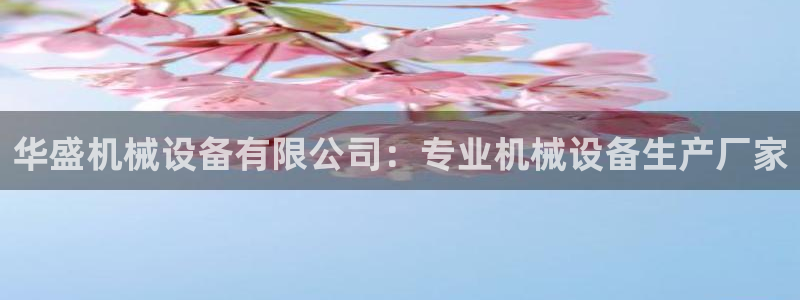 金年会com：华盛机械设备有限公司：专业机械设备生产厂家